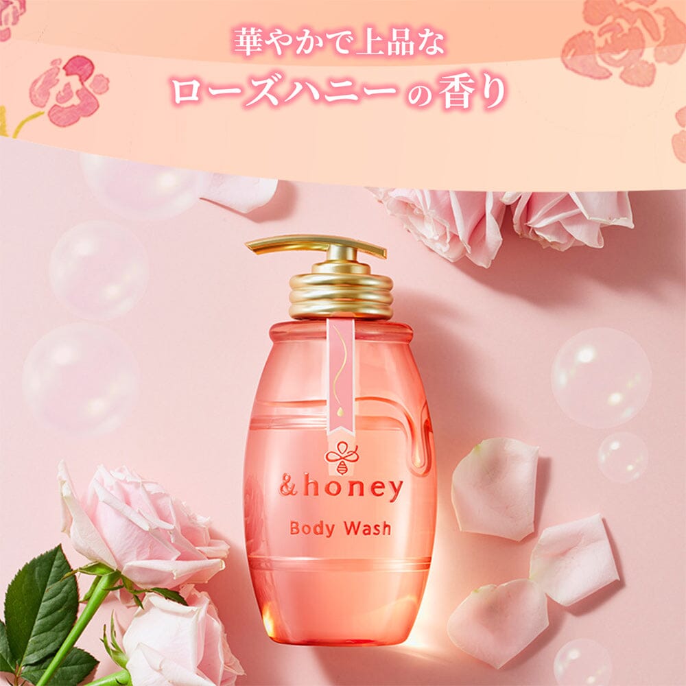 ViCREA &HONEY Rose Honey Melty Moist Gel Body Wash 500ml
