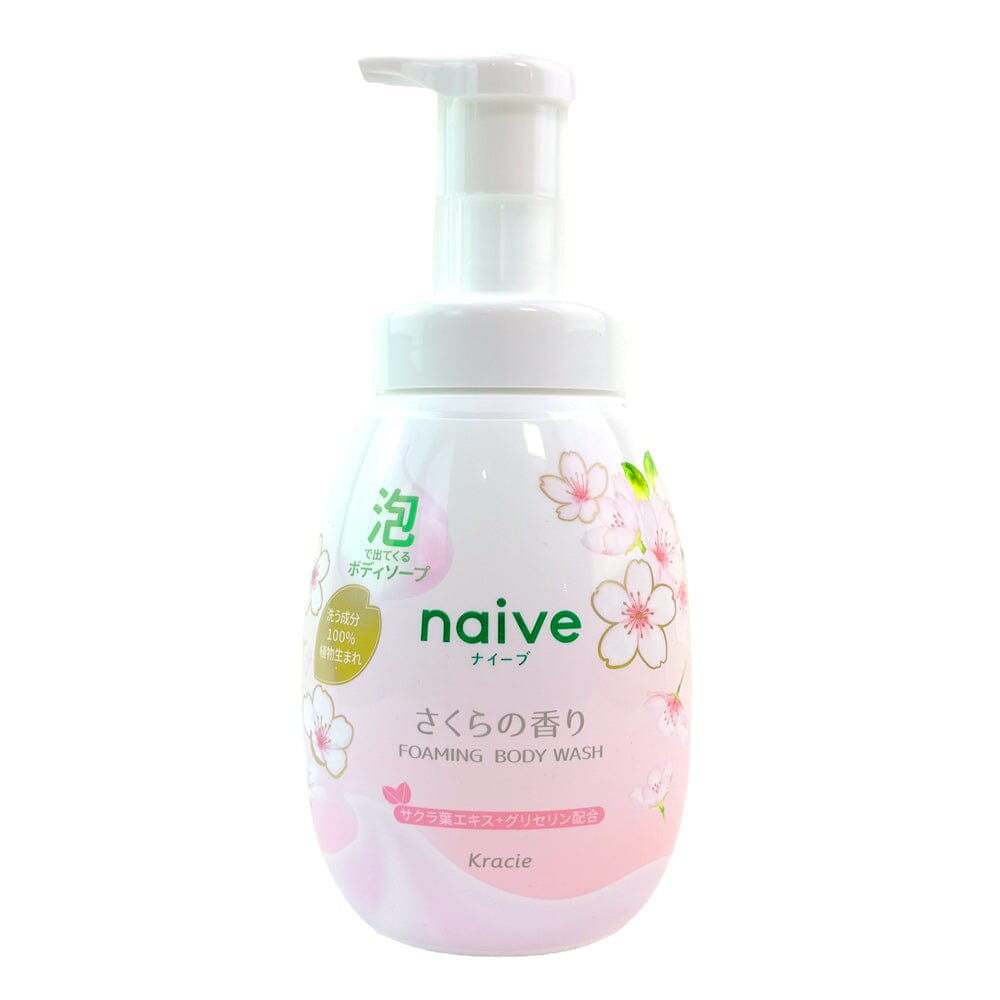 Kracie Naive Foaming Body Wash Sakura 600 ml