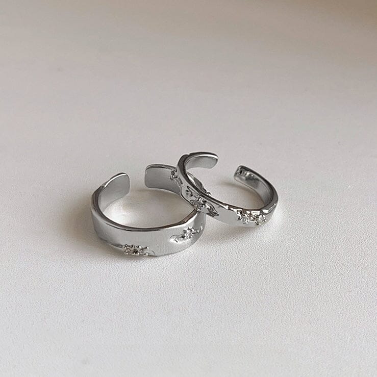 Copper Micro-insert Zirconia Open Ring