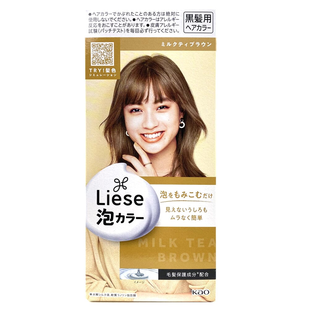 Kao Liese Prettia Bubble Hair Color Milk Tea Brown