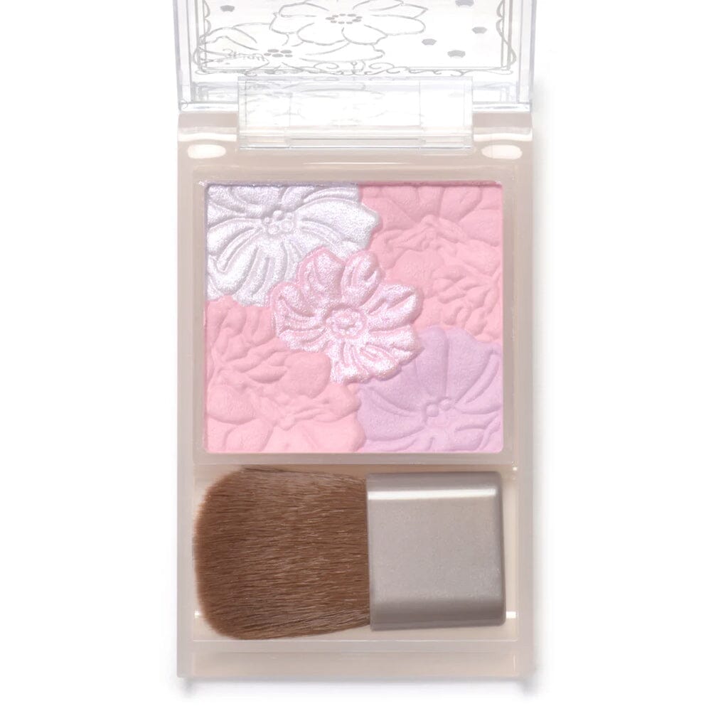 Canmake Glow Fleur Cheeks Blend Type Blush Palette B03 Lavender Dream