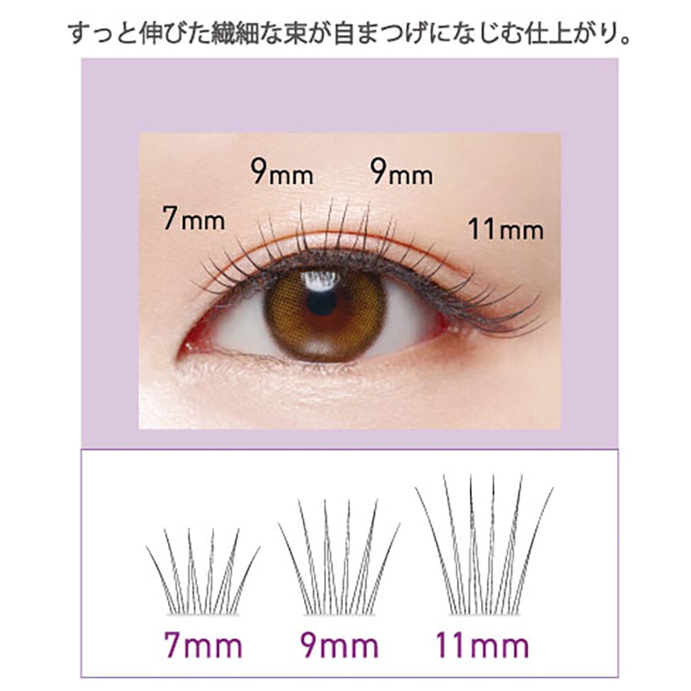 Koji Matsueku Lash Fake Eyelashes No.3 Natural Bunches Type
