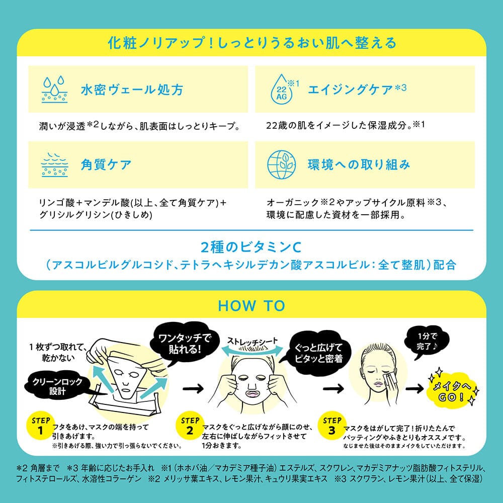 SABORINO Awakening Refreshing Morning Mask Features