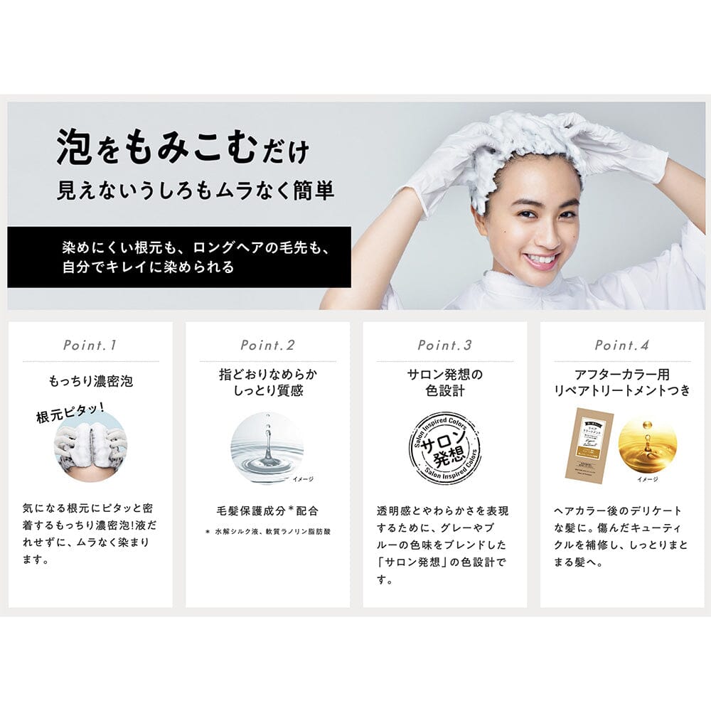 Kao Liese Prettia Bubble Hair Color New York Ash
