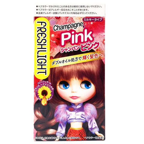 HENKEL LION Cosmetics Freshlight Mil Key Hair Color Champagne Pink