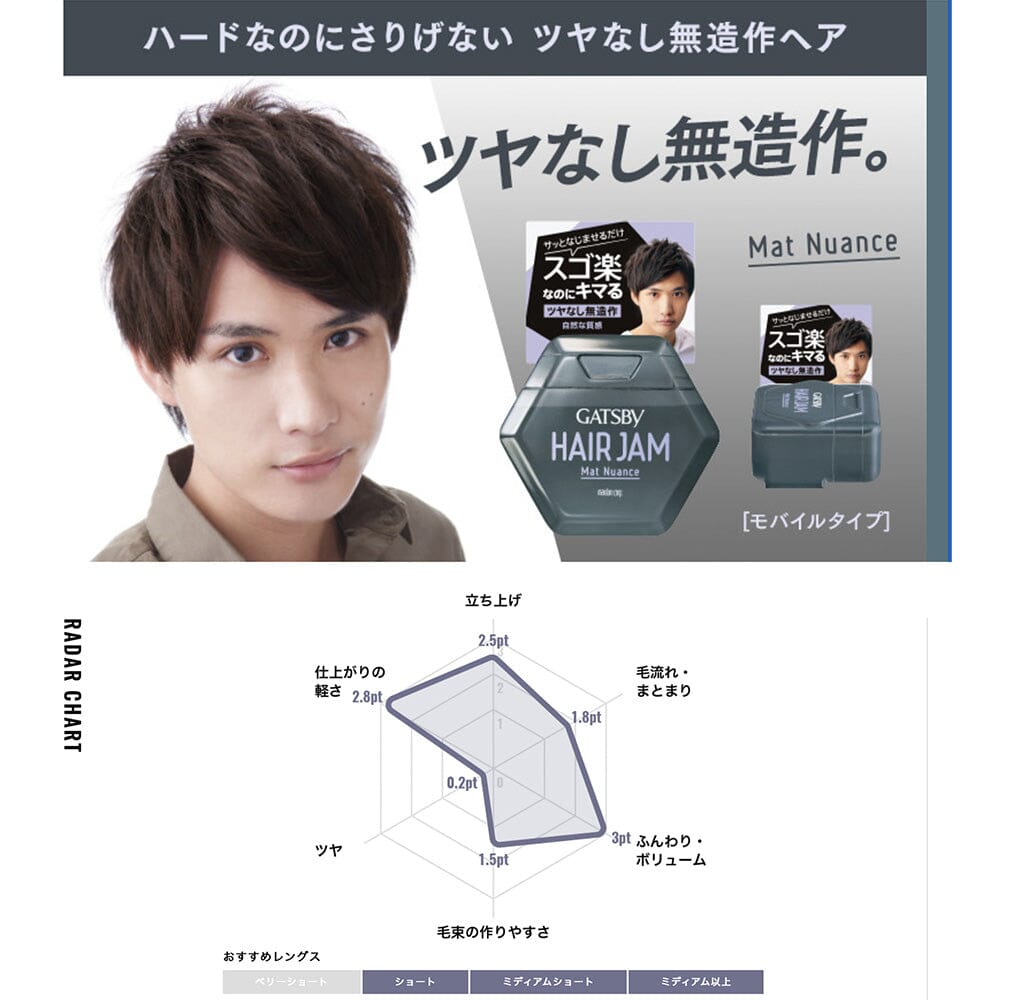Gatsby Hair Jam Mat Nuance