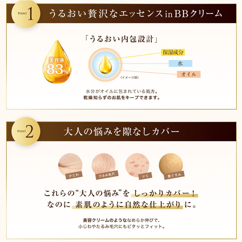 Sana Pore Putty Keana Pate Essence Moist Lift BB Cream SPF 50+ PA++++