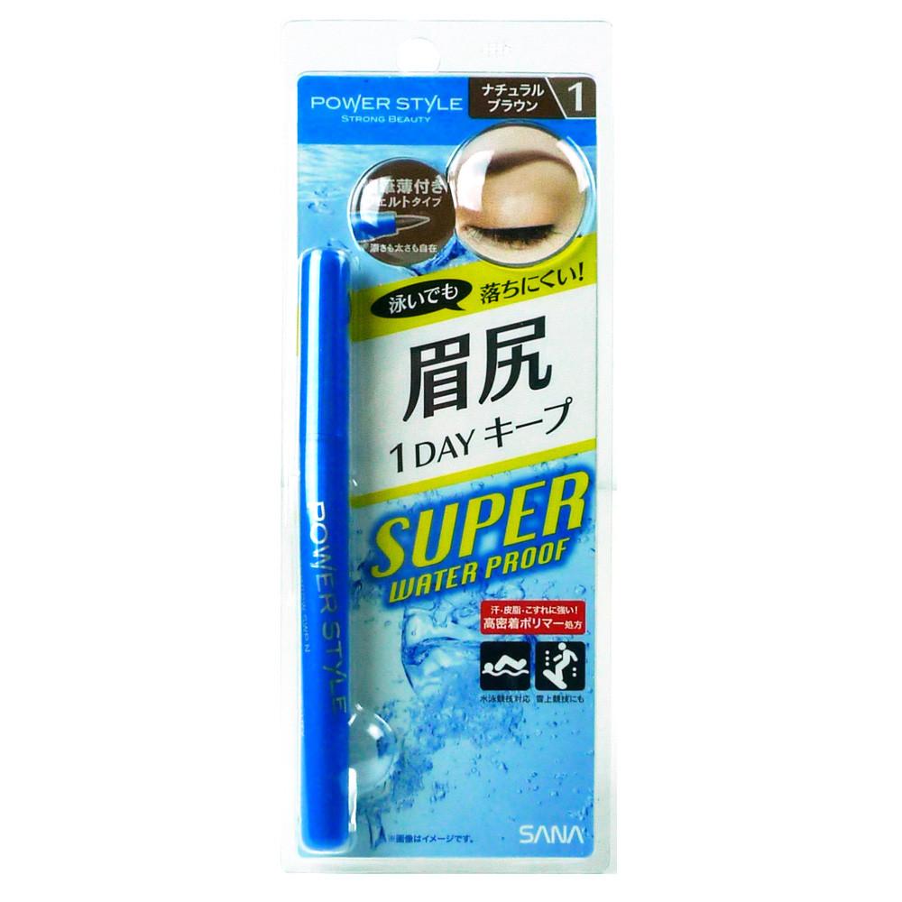 Sana Power Style Liquid Super Waterproof Eyebrow Pencil N1 Natural Brown