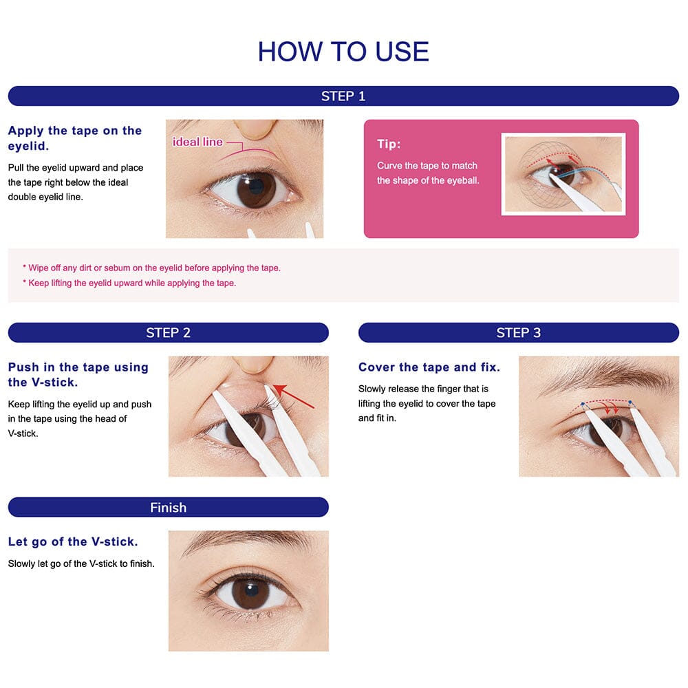 D-UP Wonder Eyelid Tape Mild 120pcs