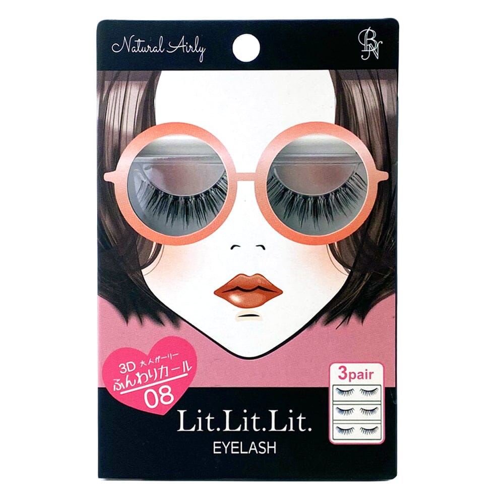 BN Lit.Lit.Lit. 3D False Eyelashes 08 Natural Airly
