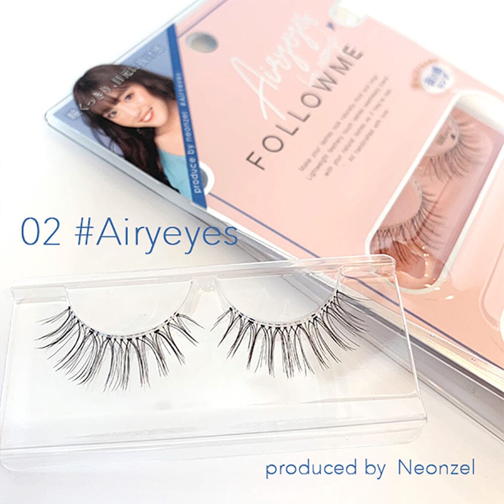 D-UP Follow Me Series False Eyelashes by Popteen Models 02 Airy Eyes