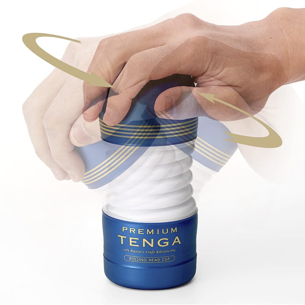 Tenga Premium Rolling Head Cup Disposable Male Masturbator