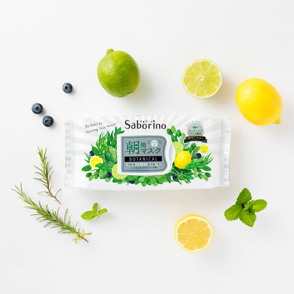 BCL Saborino Botanical Morning Care Facial Mask (Citrus Leaf) 28pcs