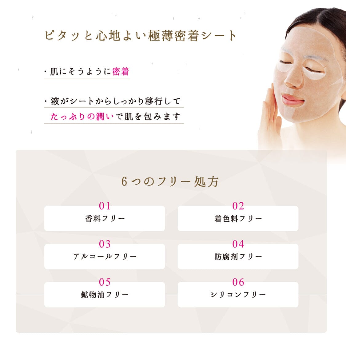 Mandom Barrier Repair Beauty Serum Firming Facial Mask 4pcs