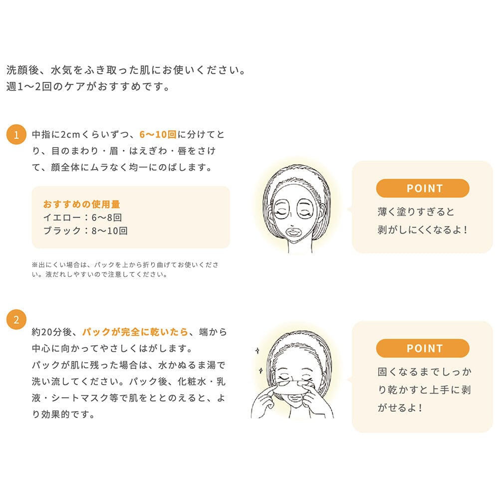 Kose Clear Turn Keana Komachi Black Peel Off Pack