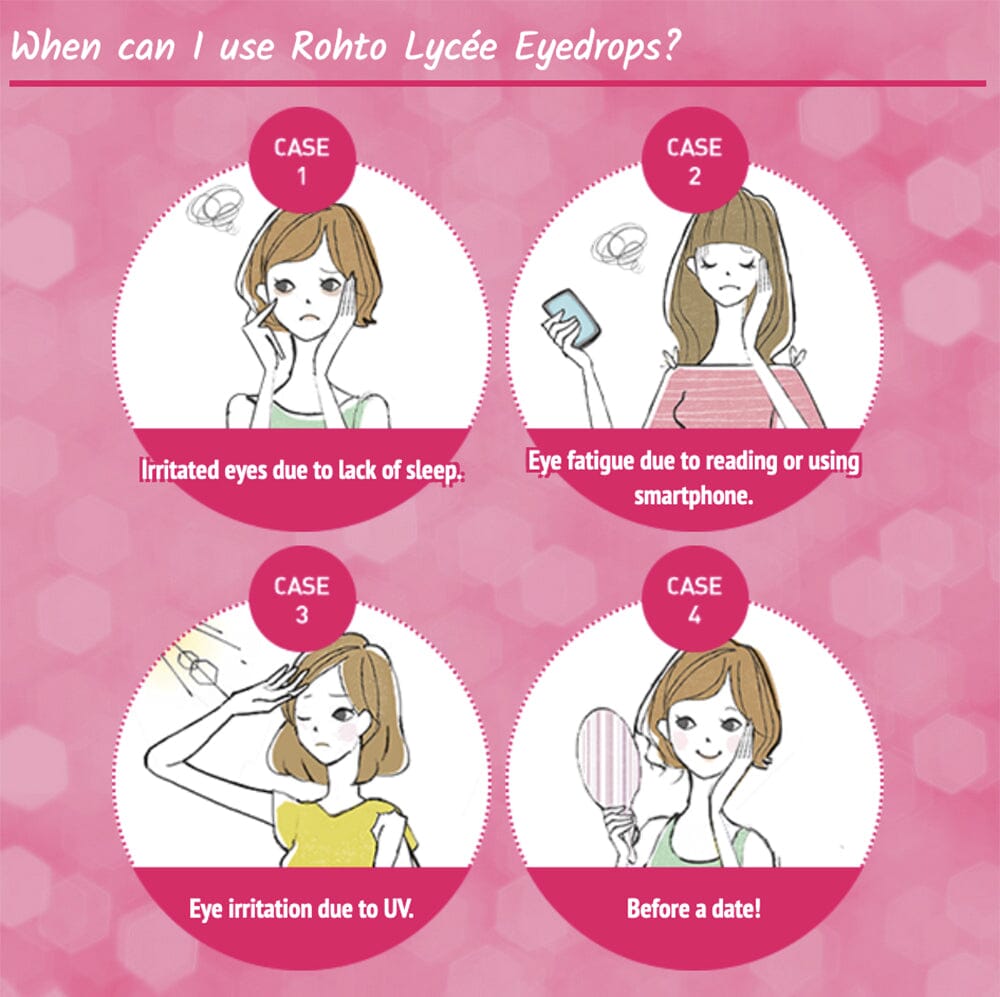 Rohto Lycee Eye Drops for Contact Lens
