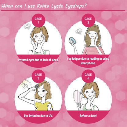 Rohto Lycee Eye Drops for Contact Lens
