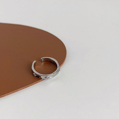 Copper Micro-insert Zirconia Open Ring