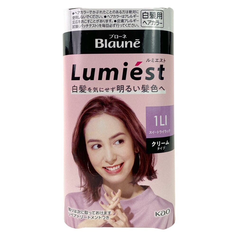 Kao Blaune Lumiest Creamy Foam Hair Color 1LI Sweet Lilac