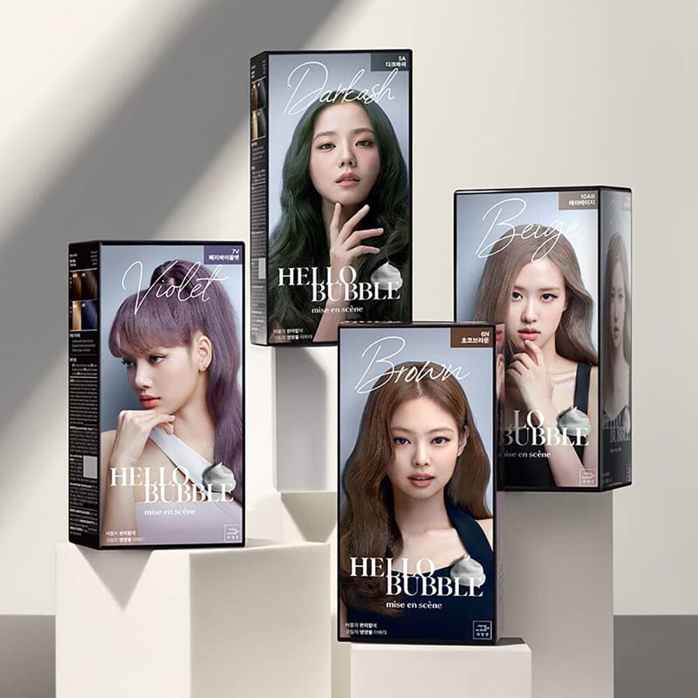 Mise en scene Hello Bubble Foam Hair Color Series