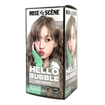 Mise en scene Hello Bubble Foam Hair Color 10AB Ash Beige