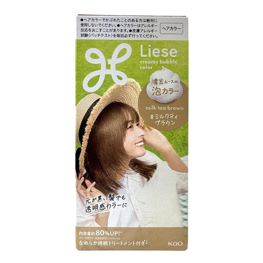 Kao LIESE Creamy Bubble Hair Color Milk Tea Brown
