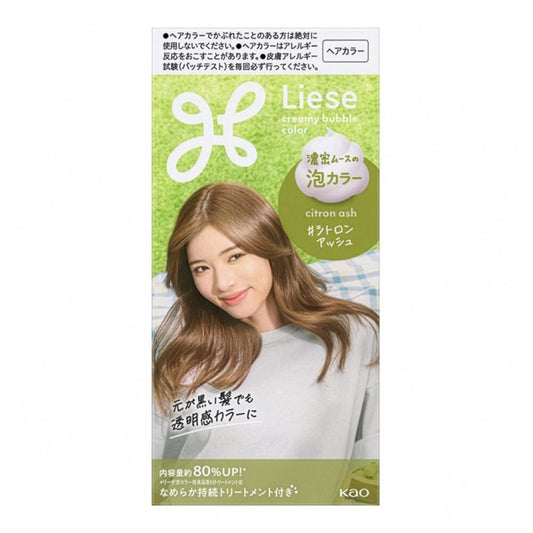 Kao LIESE Creamy Bubble Hair Color Citron Ash