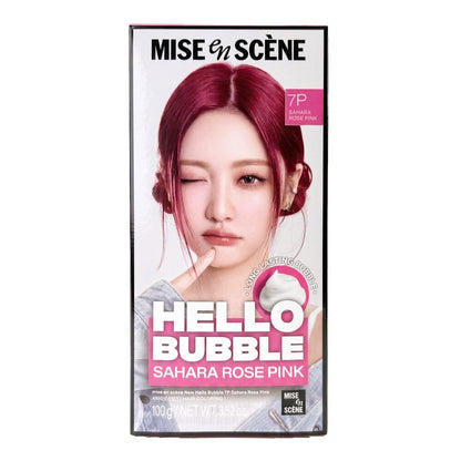 Mise en scene Hello Bubble Foam Hair Color 7P Sahara Rose Pink