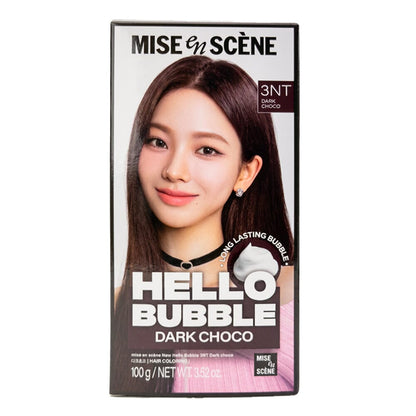 Mise en scene Hello Bubble Foam Hair Color 3NT Dark Choco