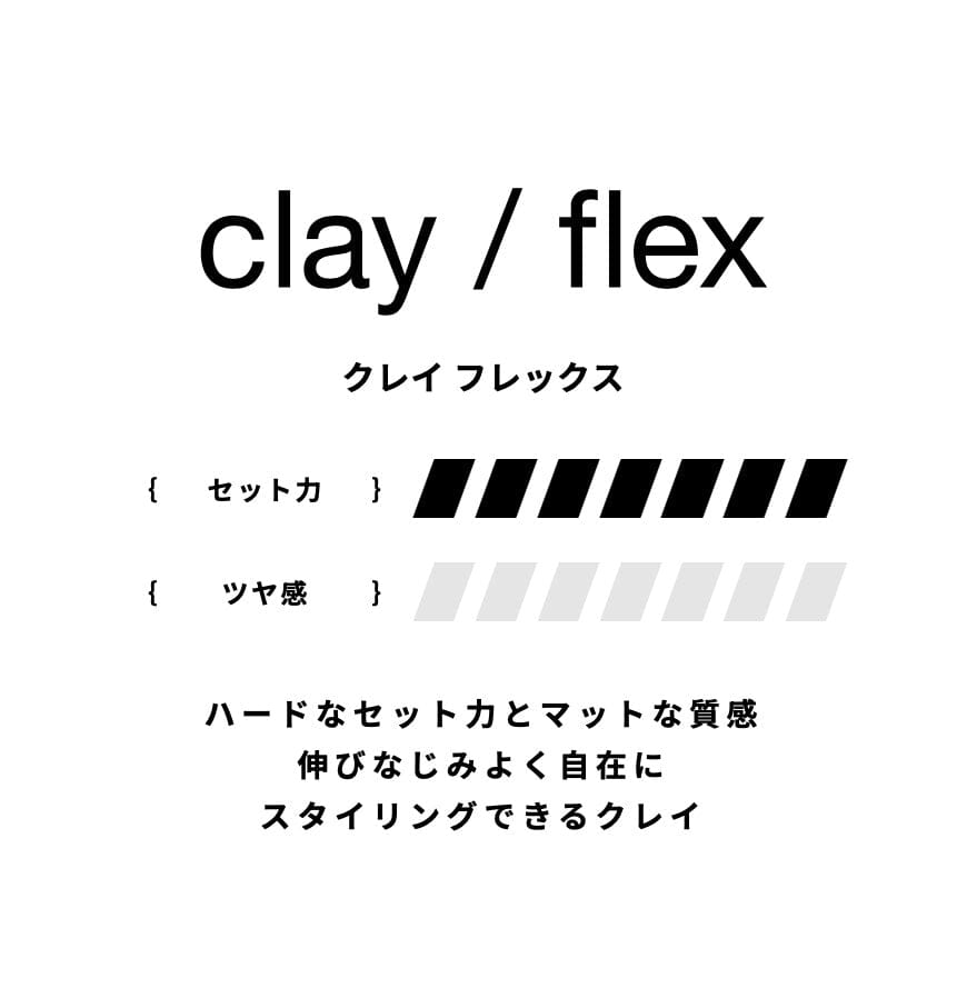 Mandom Gatsby Meta Rubber Clay Flex