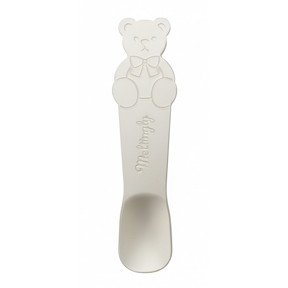 Echo Kinzoku Bear Aluminum Ice Cream Spoon - Silver