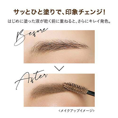 Isehan Heavy Rotation Coloring Eyebrow Before & After