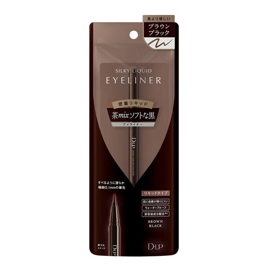 D-UP Silky Waterproof Liquid Eyeliner Brown Black