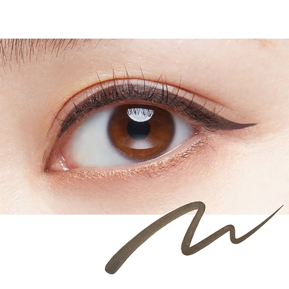 D-UP Silky Waterproof Liquid Eyeliner Brown Black