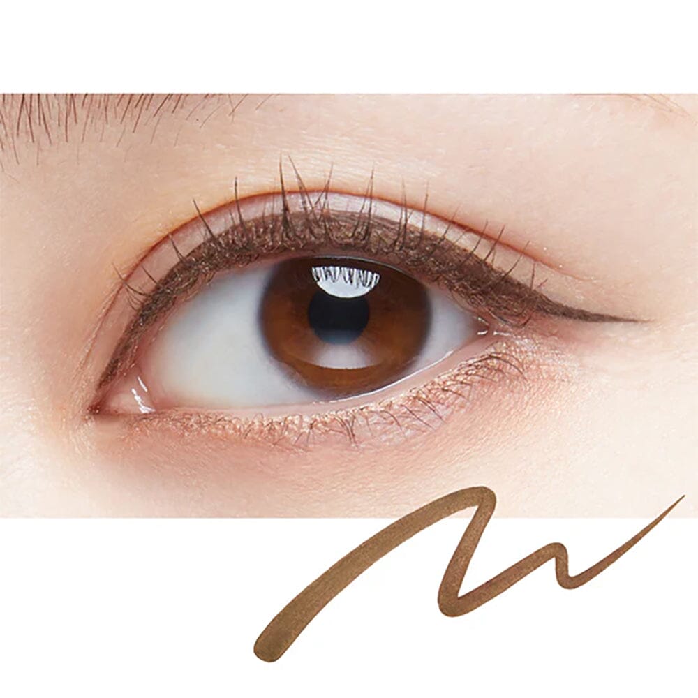 D-UP Silky Waterproof Liquid Eyeliner Natural Brown