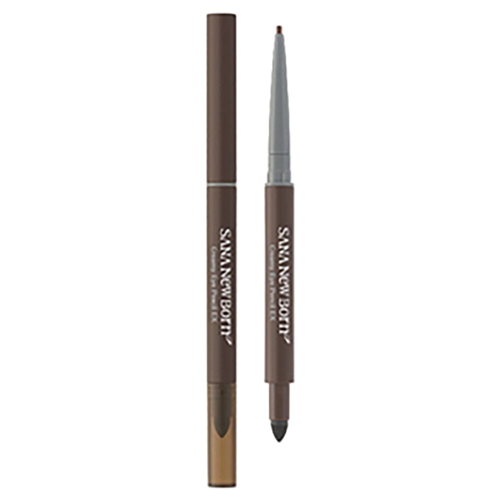 Sana New Born Creamy Eye Pencil Ex 01 Dark Brown