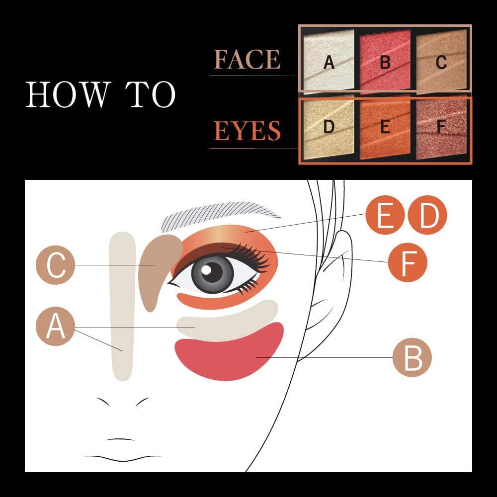 Kanebo Kate Tone Dimensional Eyeshadow Palette EX-2 Purple Brown