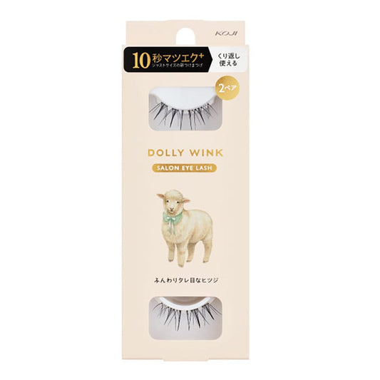Koji Dolly Wink Salon Eye Lash No.19 Soft Cute Sheep