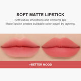 3CE Soft Matte Lipstick Pure Pairing Edition Better Mood