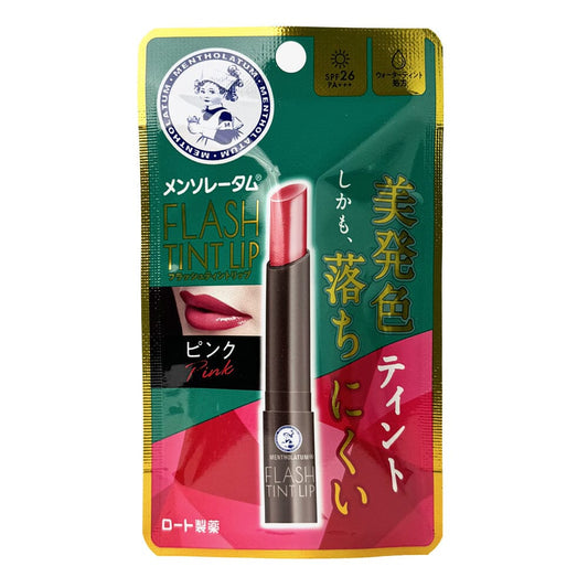 Rohto Mentholatum Flash Tint Lip Balm SPF 26 PA+++ Pink