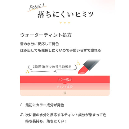 Rohto Mentholatum Flash Tint Lip Balm SPF 26 PA+++ Orange