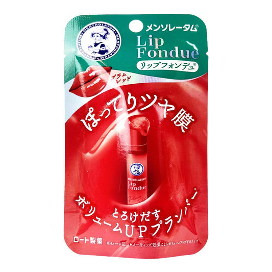 Rohto Mentholatum Lip Fondue Plum Red