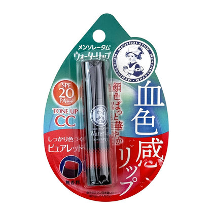 Rohto Mentholatum Water Lip Tone Up CC SPF 20 PA++ Red