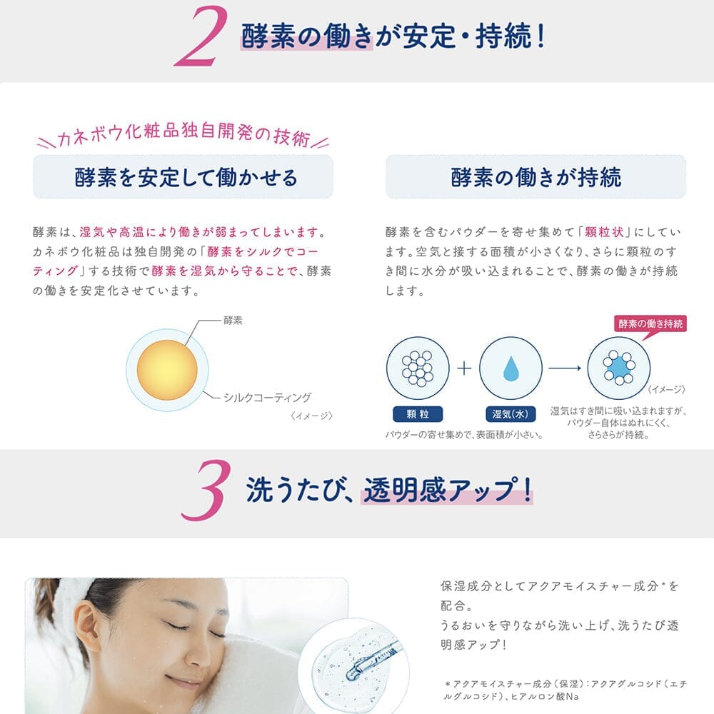 Kanebo Suisai Beauty Clear Enzyme Cleansing Powder 32 pieces
