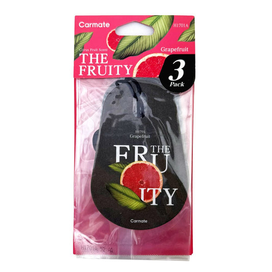 Carmate The Fruity Hanging Air Freshener H1701A - Grapefruit 3 Pcs