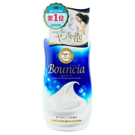 Cow Brand Bouncia Milk Extract Creamy Body Soap White Soap Scent 500ml
