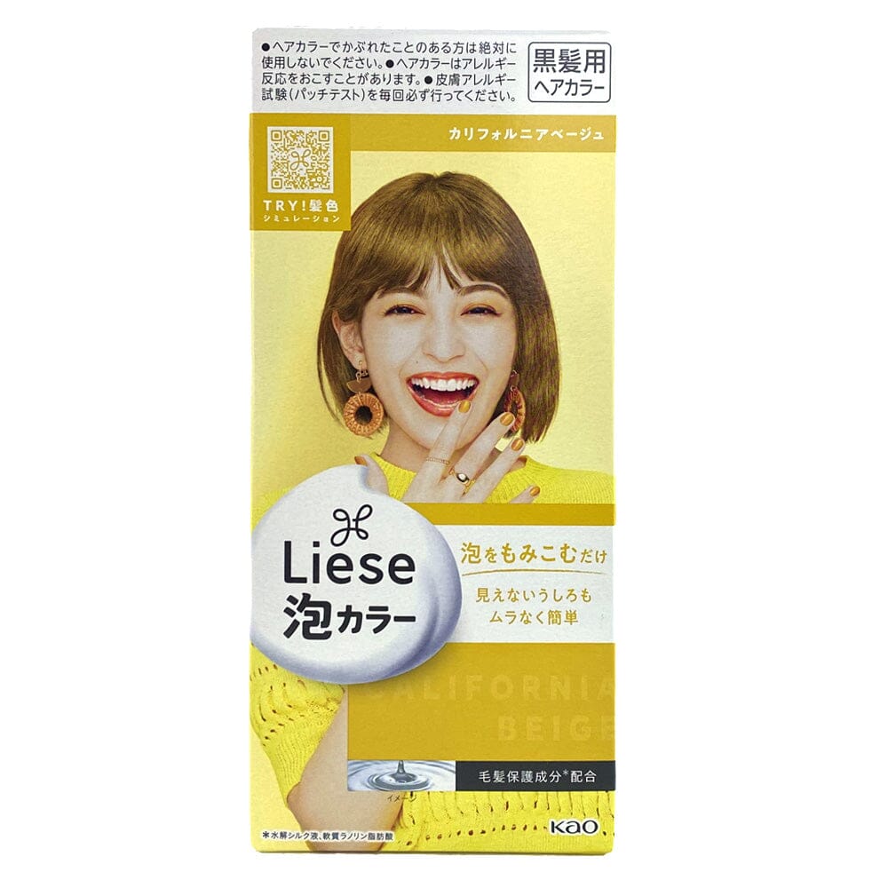 Kao Liese Prettia Bubble Hair Color California Beige