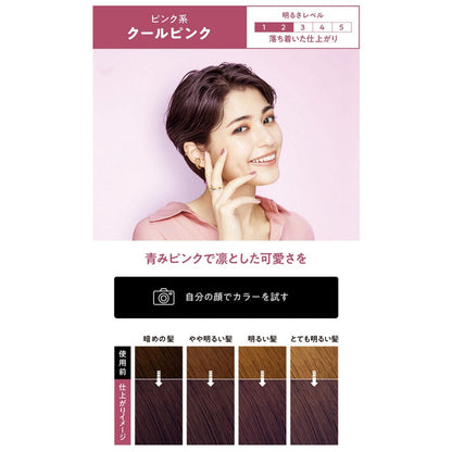 Kao Liese Prettia Bubble Hair Color Cool Pink