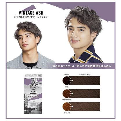 Liese For Men Bubble Natural Hair Color Creator Vintage Ash