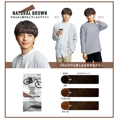 Liese For Men Bubble Natural Hair Creator Natural Brown